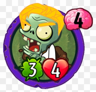 Gordon Zom-say - Plants Vs. Zombies Clipart