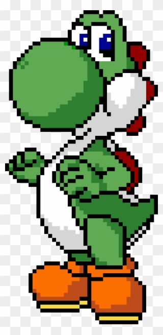 Yoshi - Pixel Art Yoshi Clipart