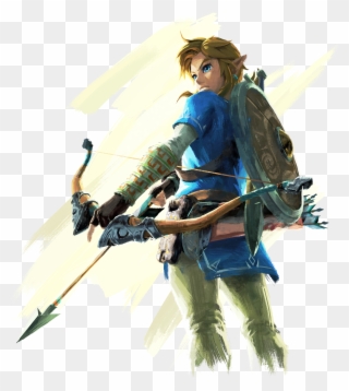 Legend Of Zelda Breath Of The Wild Logo Png Clipart - Link Zelda Breath Of The Wild Png Transparent Png