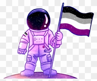 Love Me Please // I Love You Sumenya - Space Asexual Clipart