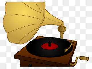 Record Player Clipart Disc - Gramophone Record Player Png Transparent Png