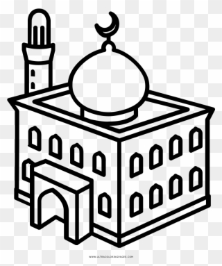 Masjid Coloring Pages At Getcolorings Com Free - Mosque Clipart