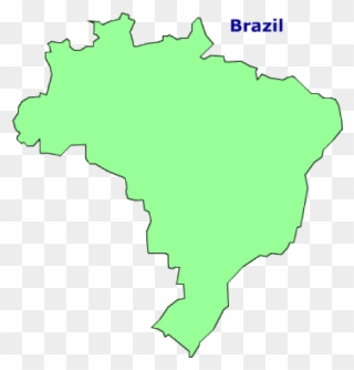 Additional Brazil Maps - Brazil Country Outline Clipart