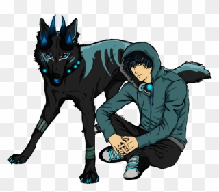 Lone Wolf Anime Wolf Drawings Clipart