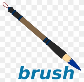 File Wikivoc Wikimedia Commons Open - Brush Clipart