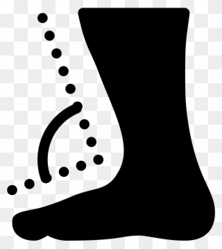Clip Art Transparent Download Ankle Drawing Foot Angle - Foot - Png Download