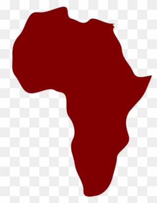 Banner Freeuse Stock Africa Clipart North - Red Africa Map Png Transparent Png