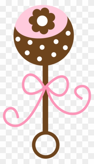 Baby Girl Rattle Clipart - Png Download