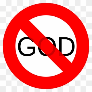 File - No God - Svg - Dont Believe In God Clipart