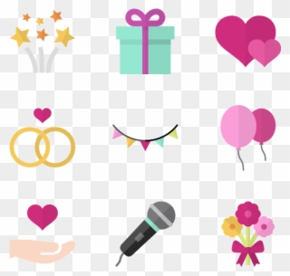 Wedding Banquet Dinner Table Setting Clipart Png - Wedding Icon Vector Png Transparent Png