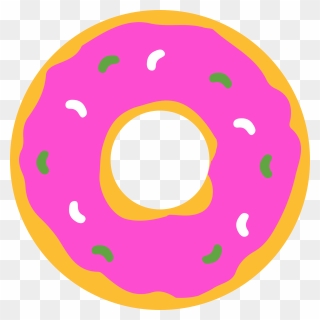 The Simpsons Clip Art - Doughnut - Png Download