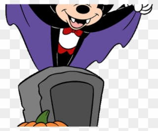 Vampire Clipart - Mickey Mouse Halloween Clipart - Png Download