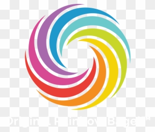 Banner Royalty Free Library Bagel Transparent Rainbow - Rainbow Circle Logo Png Clipart