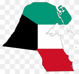 Banner Free Kuwait Map Mapsof Net - Kuwait Flag Clipart