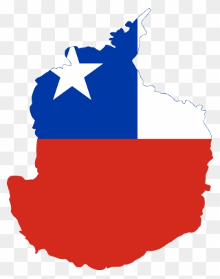 File Map Of Antarctica - Flag Map Of Chile Clipart