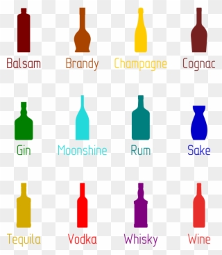 Alcoholic Drink Clipart Rum Fizzy Drinks Clip Art - Alcoholic Drink - Png Download