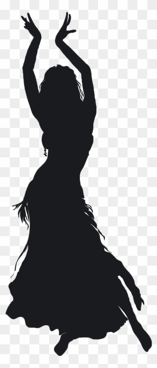 Copy Copy - Belly Dancer Silhouette Clipart