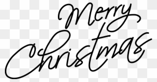 Merry Christmas Saying - Merry Christmas Clipart - Png Download