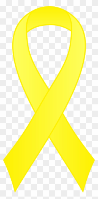 Yellow Awareness Ribbon Clipart - Acute Lymphoblastic Leukemia - Png Download