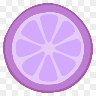 Purple Lemon Slice Clipart