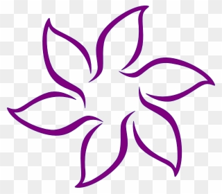 Lavender Flower Clip Art Free - Purple Flower Logo Png Transparent Png