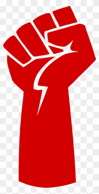 Power - Red Fist Clipart - Png Download