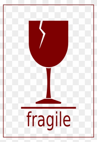 Fragile Label Svg Vector File, Vector Clip Art Svg - Fragile Cartoon - Png Download