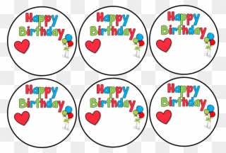Classroom Freebies Too - Happy Birthday Labels Clipart