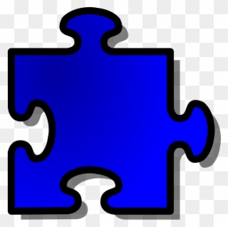 Free Vector Jigsaw Blue Puzzle Clip Art - Puzzle Pieces Clip Art - Png Download