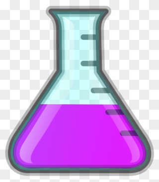 Free Vector Flask Icon Clip Art - Erlenmeyer O Matraz Conico - Png Download