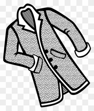 Overcoat Jacket Clothing Lab Coats - Desenho De Um Casaco Clipart