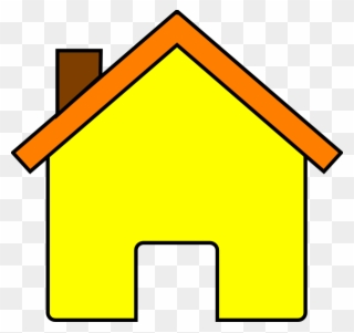 Yellow House 2 Clip Art At Clker Com Vector Clip Art - Green House Clipart Png Transparent Png
