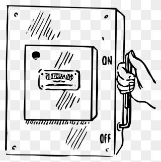 Circuit Breaker Electrical Network Electrical Switches - Fuse Box Clip Art - Png Download