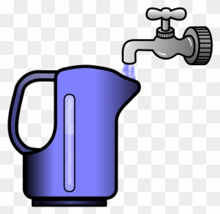 Symbol Drinks Tea Talksense Dachshund Cartoon Clip - Fill Kettle With Water - Png Download