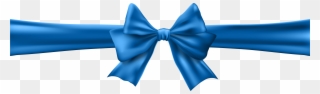 Stock Blue Bow Tie Clipart - Blue Ribbon Bow Png Transparent Png