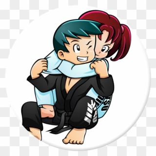 Bully Proof Kids - Cartoon Jiu Jitsu Clipart