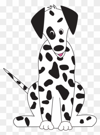 Dalmatian - Transparent Png Dalmatian Drawing Clipart