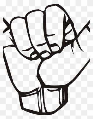 Good Vibes Hand Sign Clipart