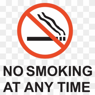 No Smoking In The Area Clipart