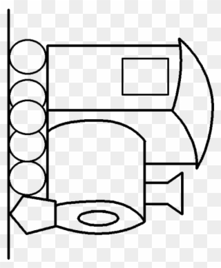 Toy Train Coloring Pages - Coloring Book Clipart