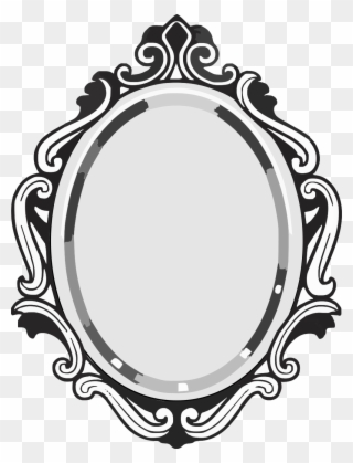 File - Lustro 004 - Svg - Drawings Of A Mirror Clipart