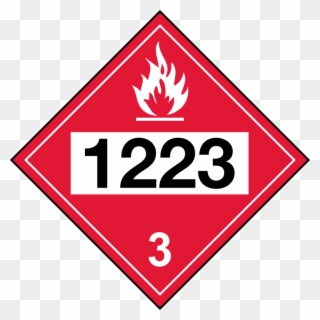 Combustibility And Flammability Un Number Kerosene - Flammable Placards Clipart