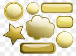 Public Domain Clip Art - Golden Vector Design Svg - Png Download