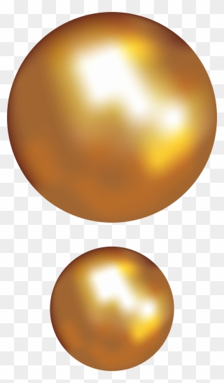 Gold Pearls Clipart Png Transparent Png