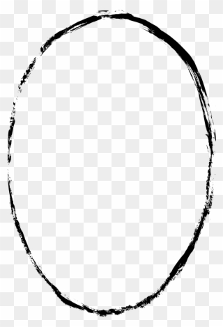 Black Oval Frame Png - Clip Art Transparent Png