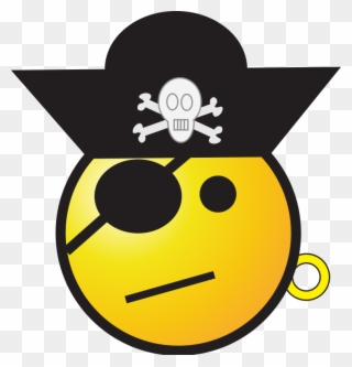 Pirate Clipart Octopus - Pirate Smiley - Png Download