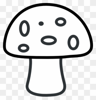 Colouring Pages Of Mushroom Clipart