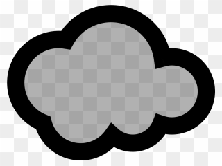 It Is A Very Simplified Looking Cloud Clipart