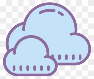 It Is A Very Simplified Looking Cloud - Clima Ventoso Clipart