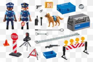 Http - //media - Playmobil - Com/i/playmobil/6924 Product - Playmobil - Police Roadblock (6924) Clipart